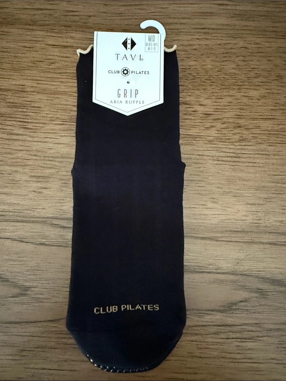 Club Pilates Grip Socks - Black - Medium